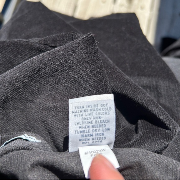 Charter Club Black Lexington Corduroy Plus Jeans 16W NWT - Picture 6 of 6